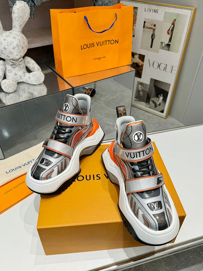 OLS33 Leather Women 5CM Shoes 35-42 with box