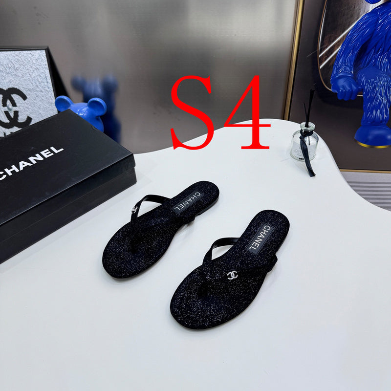 MBCS4 Leather Slippers Size 35-42 Shoes with Box