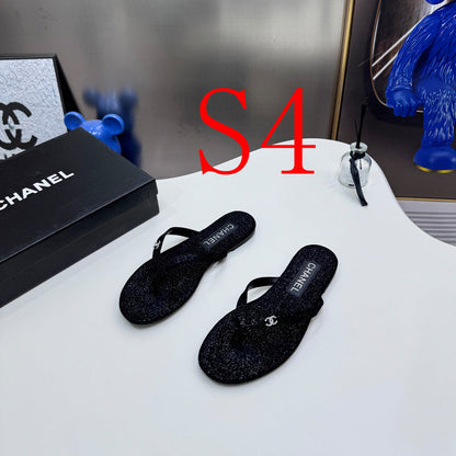 MBCS4 Leather Slippers Size 35-42 Shoes with Box