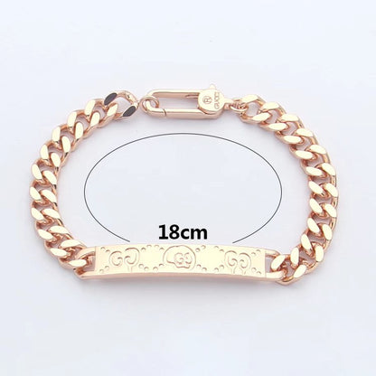 GB02   Square gold-plated bracelet jewelry