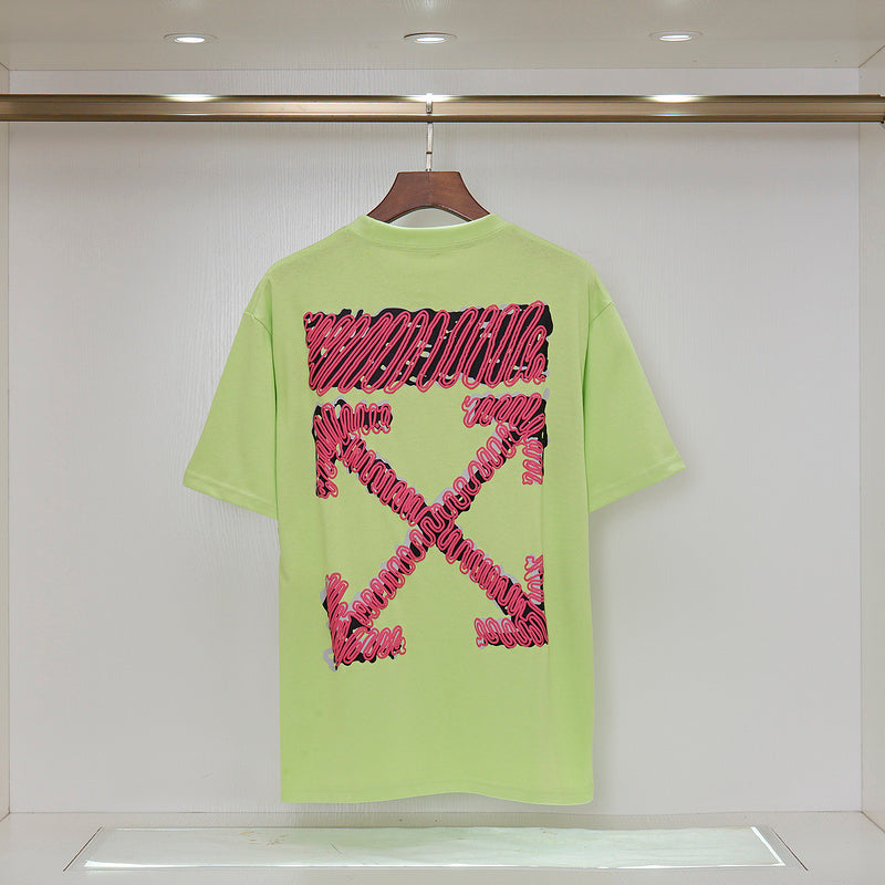 OFFC35   Men's and women's summer short-sleeved T-shirt clothes