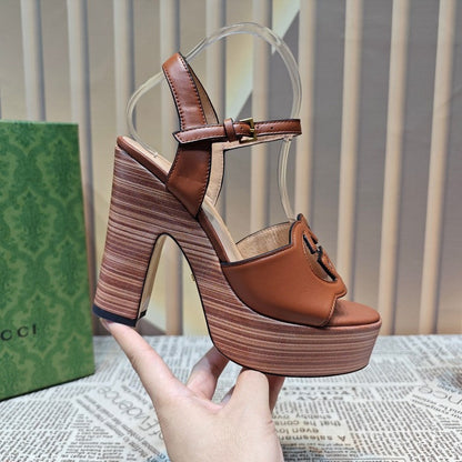 JHGS13 Slipper 12CM Heel Size 35-42 Shoes with box