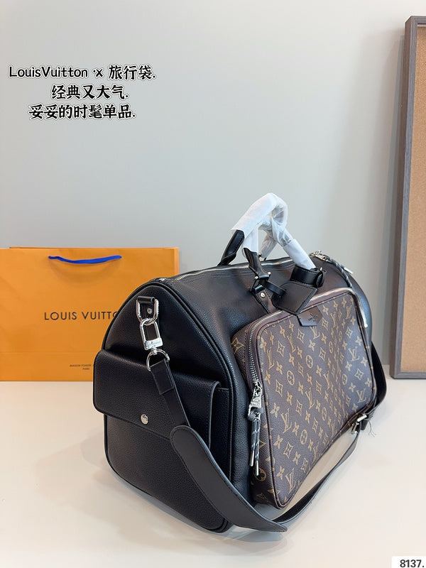MLP22 Leather Bag 50-23-29CM Travel   for women and men Bags
