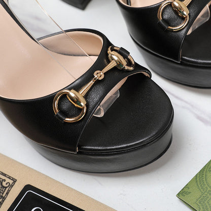 JHGS7 Slipper 11.5CM Heel Size 35-42 Shoes with box