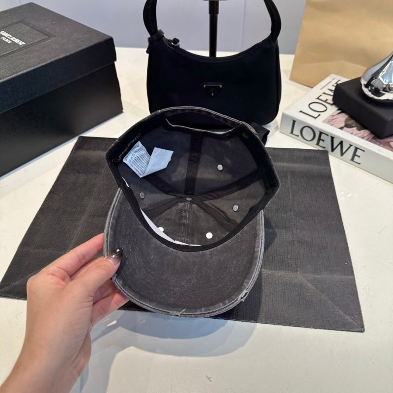 KLH2 New hardware rivet washed denim baseball cap Hat