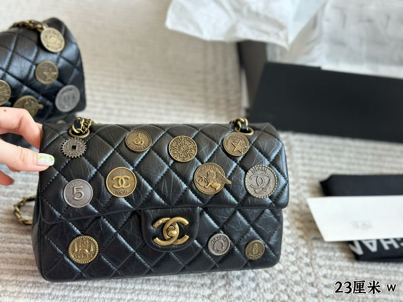 MCP27 Shoulder Bag 23CM Or 25CM Leather Bags With box