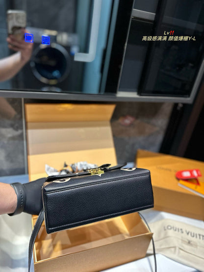 ALP14 Leather Bag 24-16-9CM Handbag With box