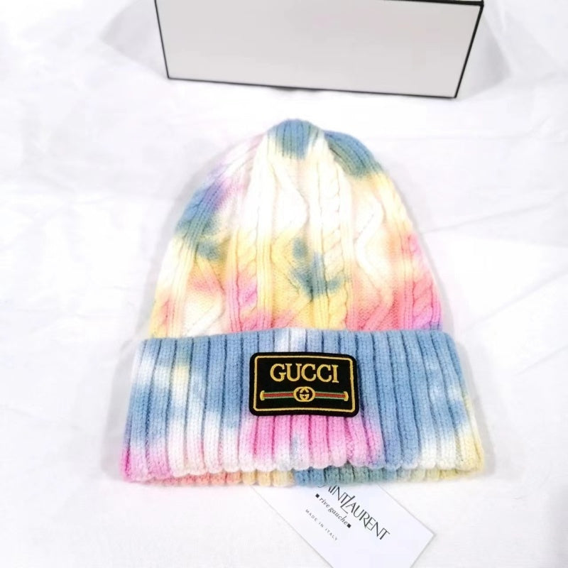 PGH1   Autumn and Winter New Fashionable Colorful Core spun Knitted Hat