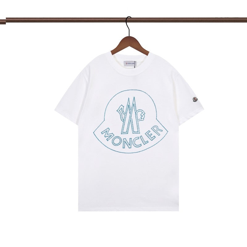 MOC013 New  Men's and women's letter T-shirt Clothing