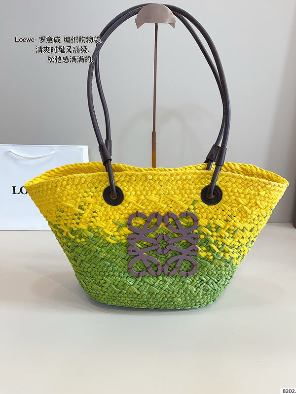 MLOB1   Handbag woven vegetable basket bag 28 * 18 * 25cm