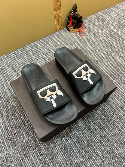 YKS5 Leather slippers couples shoes 36-45 With box