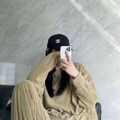 CHH1 Black cap, simple and stylish