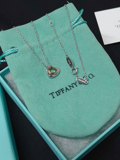 X679  Women's titanium steel heart-shaped necklace jewelry