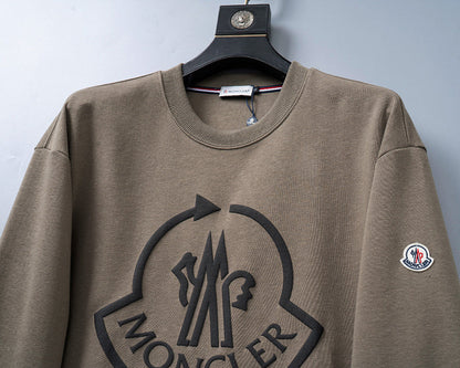 MOC037  New men's autumn and winter double-sided cotton new pullover hoodie clothing