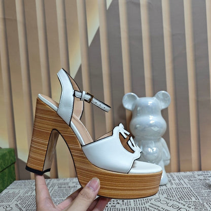 JHGS13 Slipper 12CM Heel Size 35-42 Shoes with box