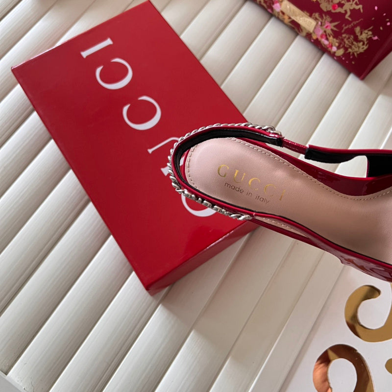 MGS16 Slippers Women 8CM heel shoes 35-41 With box