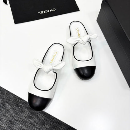 MBCS11 Leather Slippers Size 35-40 Shoes with Box