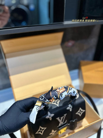 ALP14 Leather Bag 24-16-9CM Handbag With box