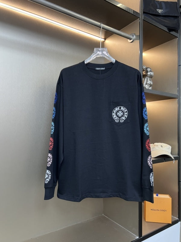 KLC21 New men's and women's pure cotton long sleeved casual clothes