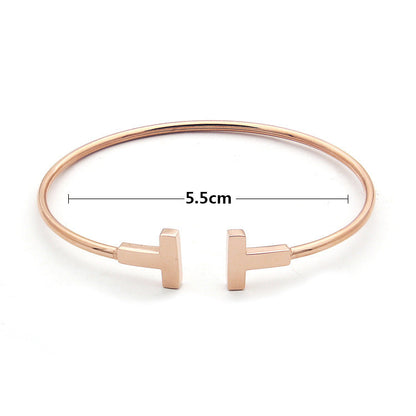 TB52 TT Classic Adjustable Bracelet 18K gold plated high quality jewelry