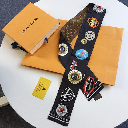 LSC40 Silk satin 8-120CM scarf