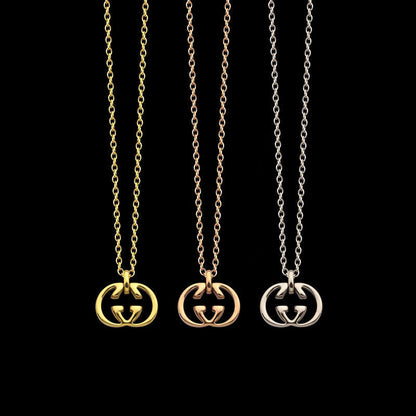 GN03   Letter Pendant Necklace Jewelry