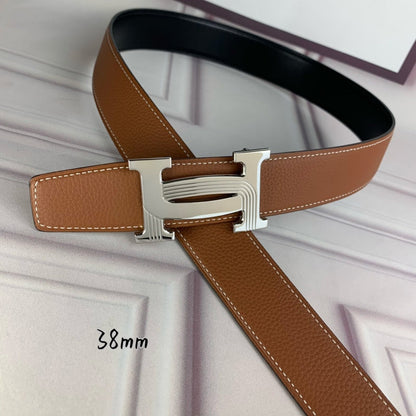 HBL5 Real leather 3.8CM 95-125CM Belt with all packing