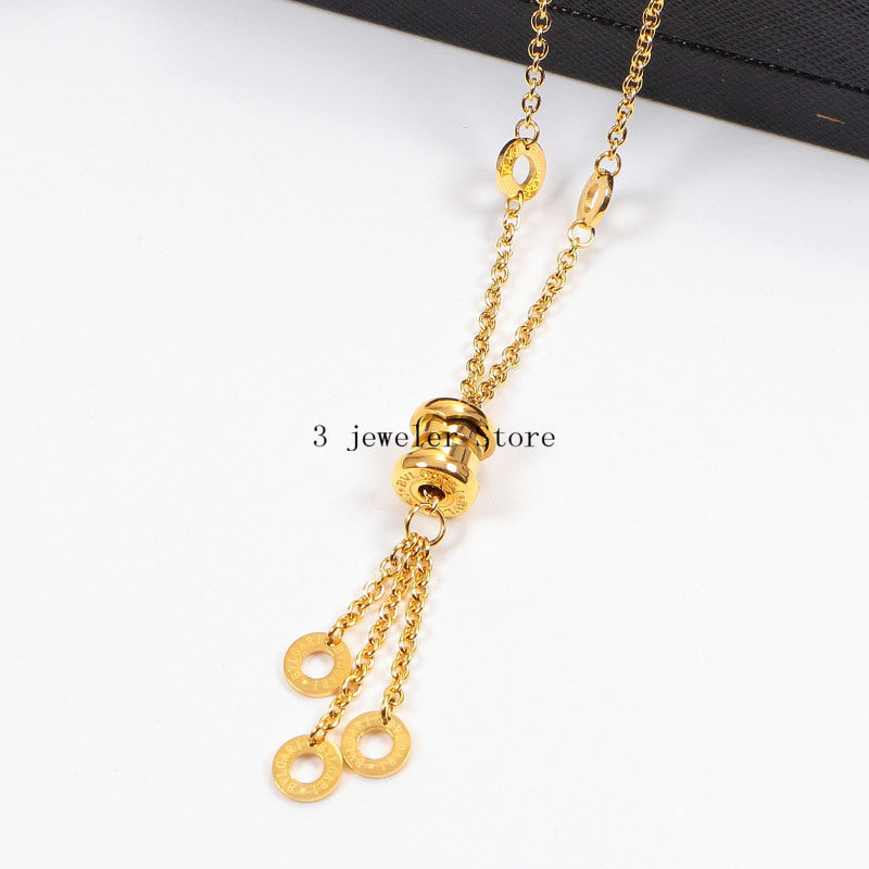 BVN7 Necklace 316L steel plating gold Jewelry