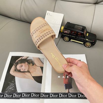 MBDS1 Leather Slippers Size 35-41 Shoes with Box