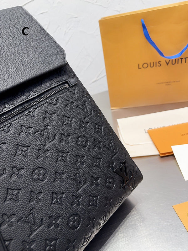 MLP37 Leather Bag 30-40CM backpack   for women and men Bags