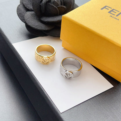 J119  Men's and women's titanium steel ring jewelry