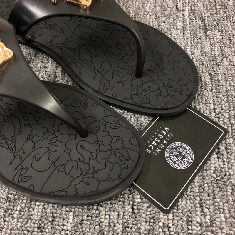 YVS8 Leather slippers couples shoes 36-45 With box