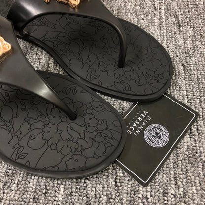 YVS8 Leather slippers couples shoes 36-45 With box