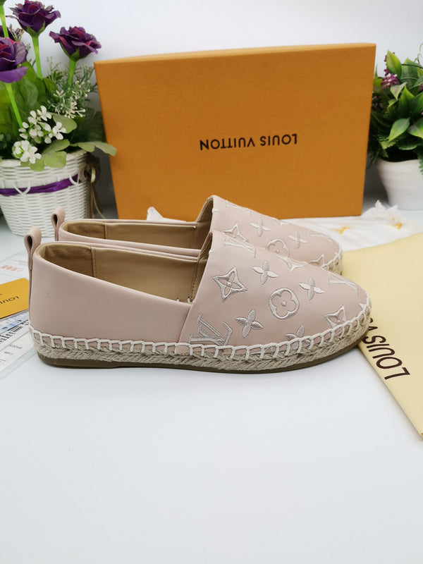 OLS35 Leather Women Shoes 35-42 Fisherman's shoes With box