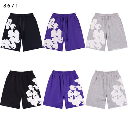 MMC7 New Cotton Flower Summer Short sleeved Top+Short sleeved Clothes