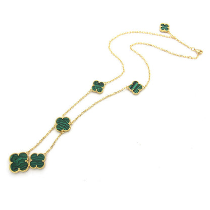 VAN24 Clover Shell Necklace gold plated necklace for women  Jewelry