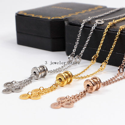 BVN7 Necklace 316L steel plating gold Jewelry