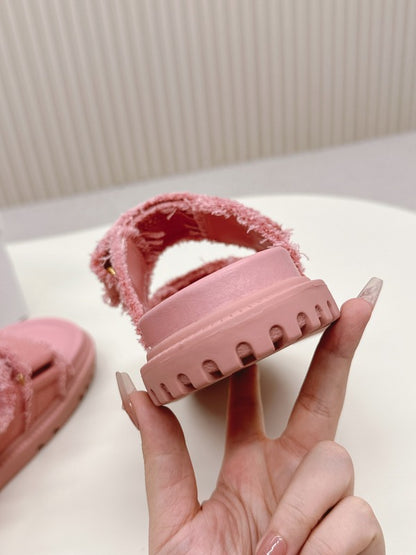 ODS3 Leather Women Slipper Size 35-42 Shoes with box