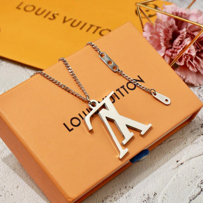 LN13 Necklace 316L steel plating gold necklaces Jewelry