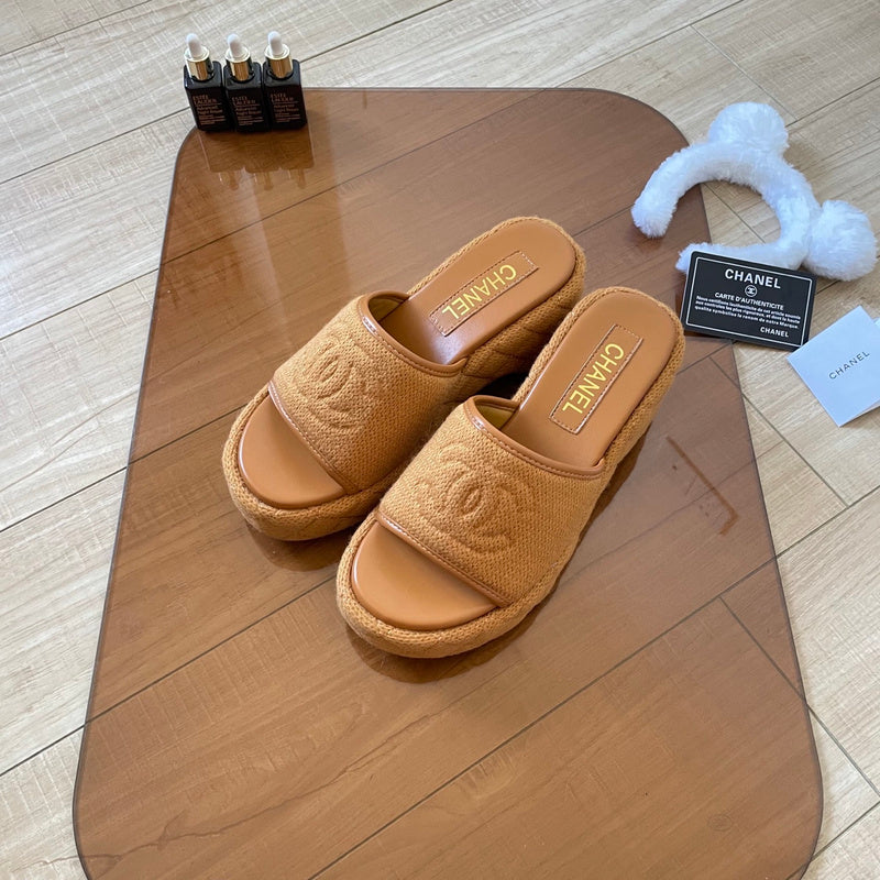 MBCS12 Leather Slippers Size 35-41 Shoes with Box