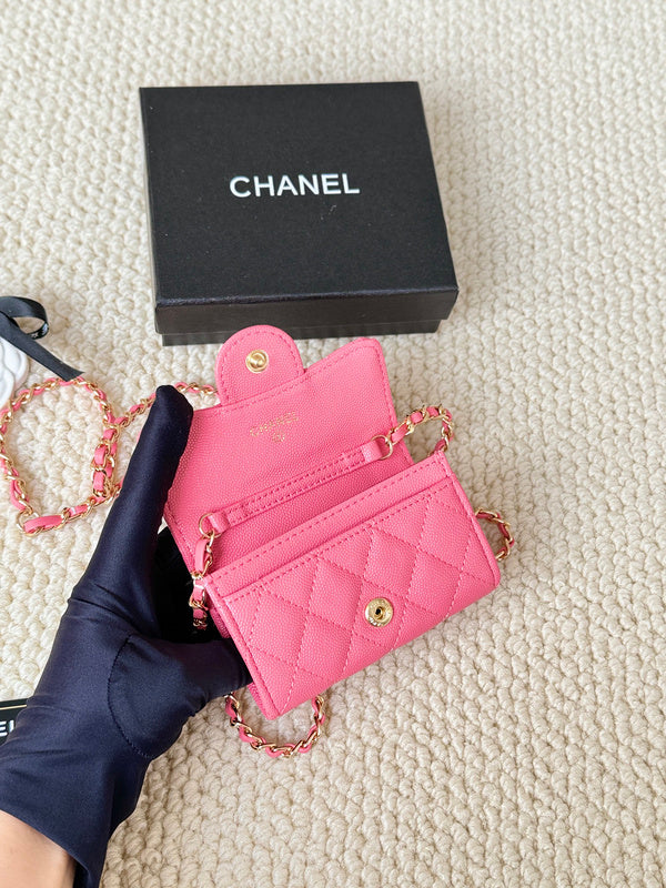 LCP02 Wallet Bag 13.1-7.5-2.1CM Leather bags with box