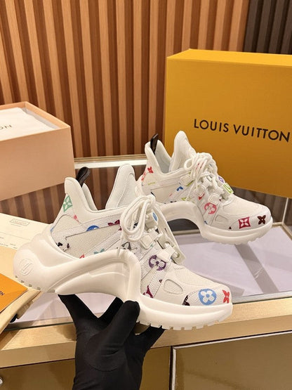 OLS37 Leather Women 5.5CM Shoes 35-41 with box