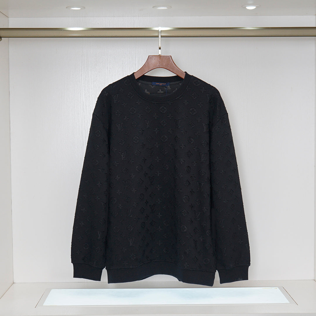 LVC403 New men's and women's spring and autumn hoodies, round neck pullovers, pure cotton clothing