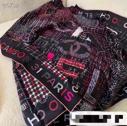 XCC19 Silk satin 90-90CM scarf