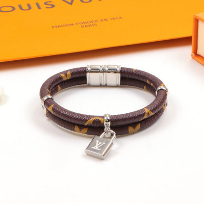 LVB101 Classic fashion leather bracelet for women jewelry gift