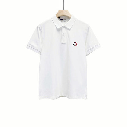 MOC024   Men's short sleeved lapel polo shirt clothing