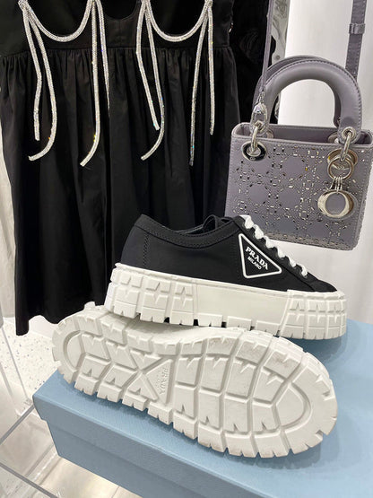 MJPS10 Women 35-40 Shoes 5CM Leather shoes With Box