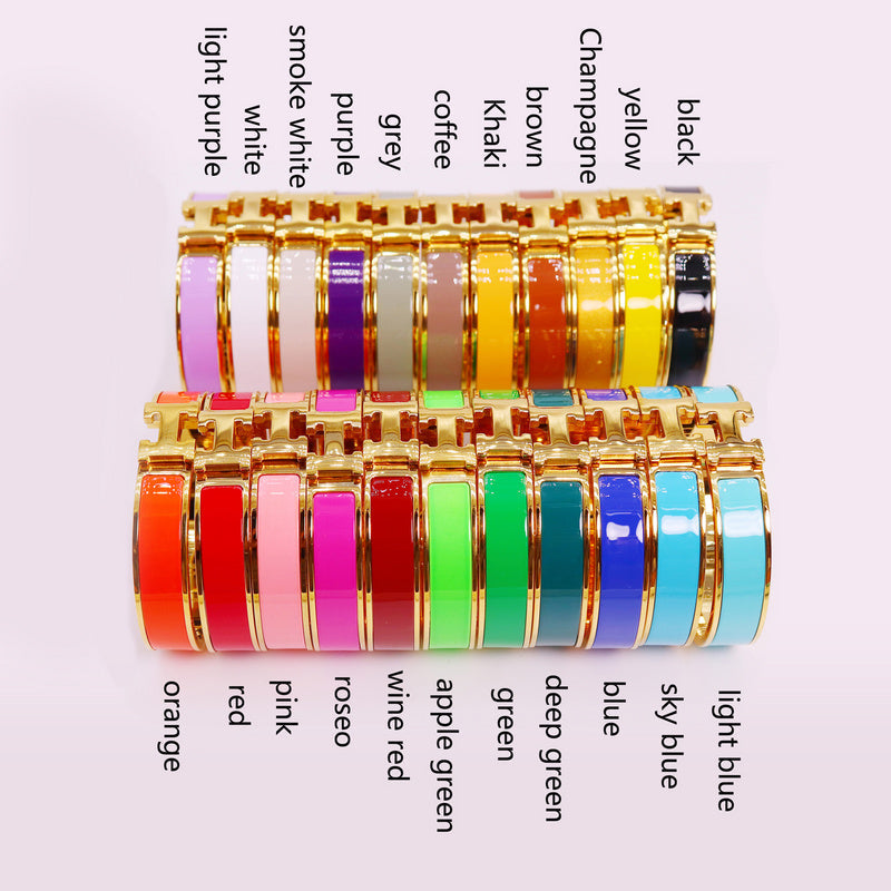 HB37 Bracelet 316L steel plating gold high quality bangles for women wonderful gift jewelry  size 17