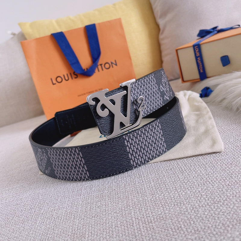 LBL9 Real leather 4.0CM 95-125CM Belt with all packing