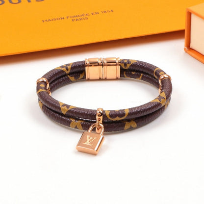 LVB101 Classic fashion leather bracelet for women jewelry gift